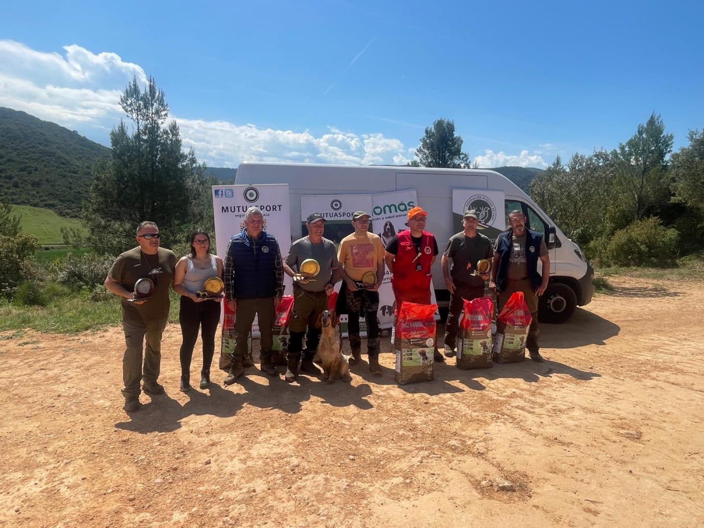 Gerardo Palacios reafirma su dominio con el doble triunfo en el Campeonato riojano de San Huberto