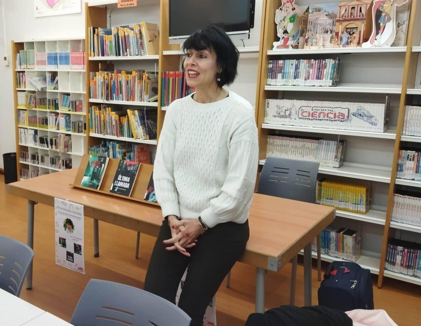 La Biblioteca Municipal de Haro acoge un encuentro literario con la autora Rosa María Sandín