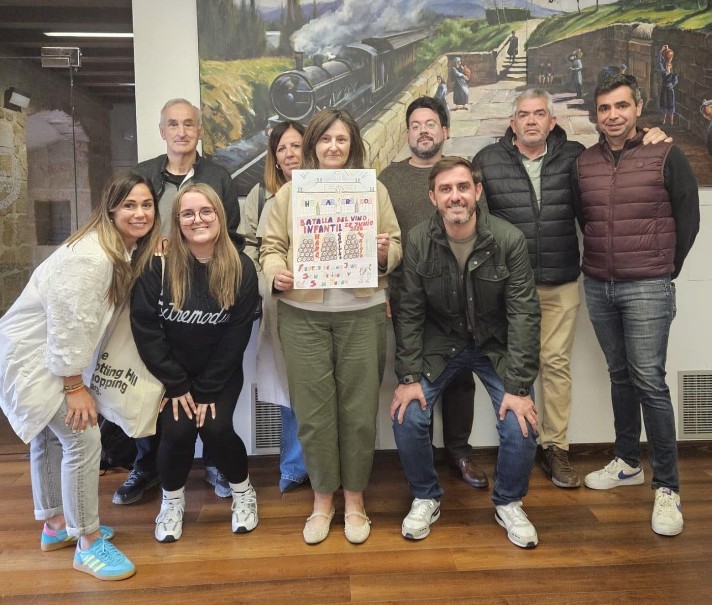 Leire Hernando gana el concurso del cartel infantil de las fiestas de Haro