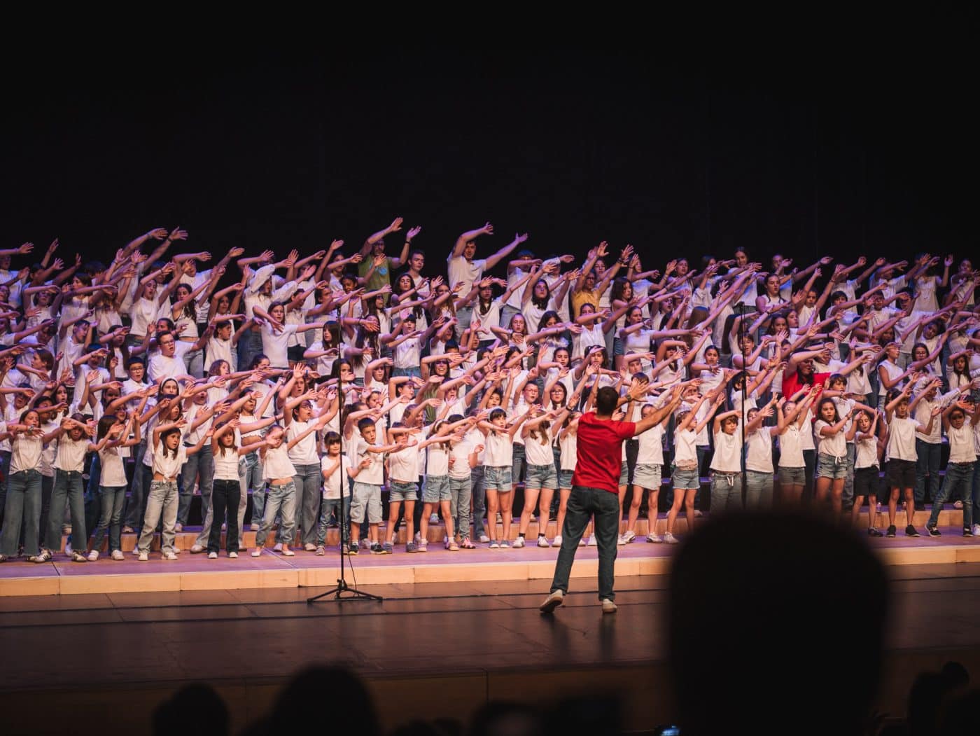 245 escolares riojanos ponen voz a la inclusión y la convivencia en la final de ‘Coreando’