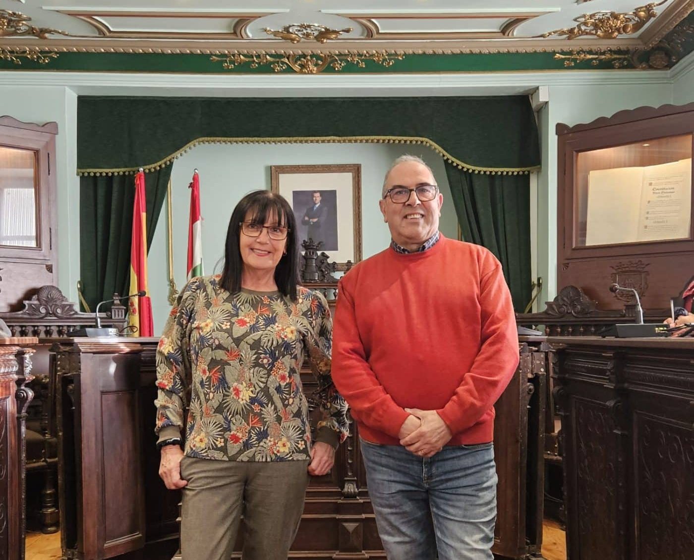 Ana Rosa Alegría y Jesús María Argudo, primeros Jarreros Mayores Senior de Haro