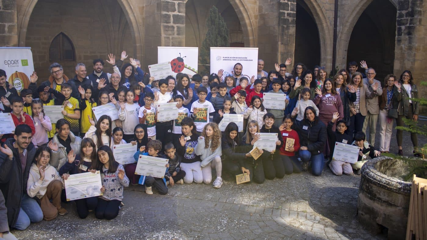 El Colegio La Salle La Estrella de San Asensio reúne a 80 participantes en el encuentro de huertos escolares ecológicos