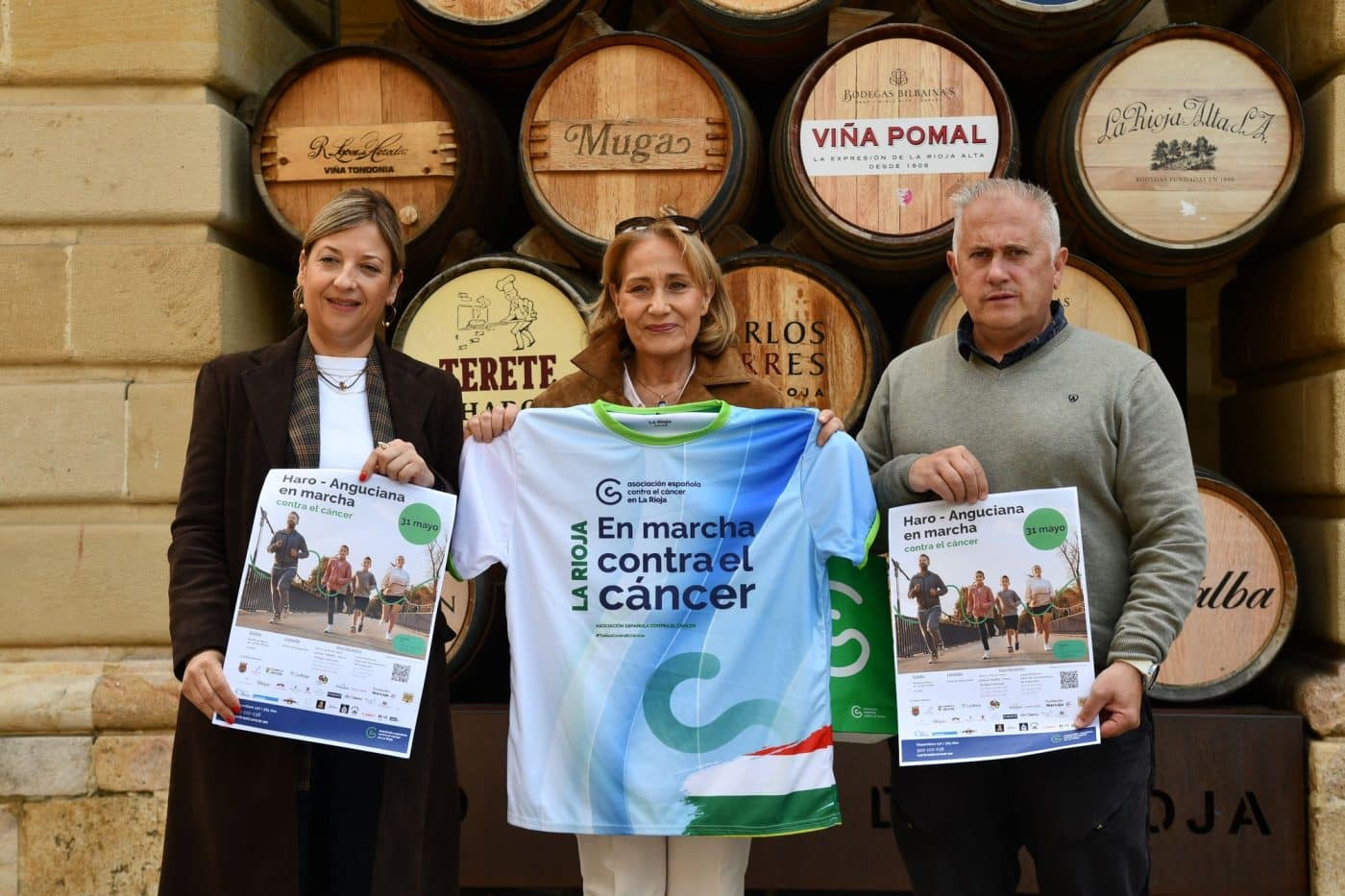 Haro y Anguciana volverán a caminar juntos contra el cáncer el 31 de mayo